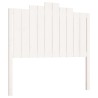 Tête de lit Blanc 106x4x110 cm Bois massif de pin 