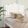 Tête de lit Blanc 106x4x110 cm Bois massif de pin 