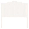 Tête de lit Blanc 106x4x110 cm Bois massif de pin 