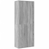 Buffet haut sonoma gris 70x35x180 cm bois d'ingénierie 