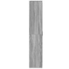 Buffet haut sonoma gris 70x35x180 cm bois d'ingénierie 