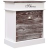 Armoire à chaussures Marron 50 x 28 x 58 cm Bois de Paulownia 