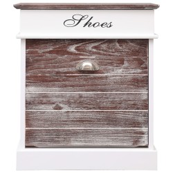 Armoire à chaussures Marron 50 x 28 x 58 cm Bois de Paulownia 