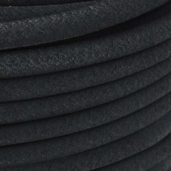 Tuyau d'arrosage de jardin noir 0,6" 100 m caoutchouc 