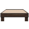 Cadre de lit sans matelas chêne marron 90x190 cm 