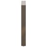 Pieds de table à manger en forme de U, 2 pièces, acier naturel, 60 x (72-73) cm 