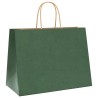 Sacs en papier 250 pcs avec poignées vert 32x17x25 cm 