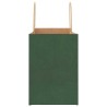 Sacs en papier 250 pcs avec poignées vert 32x17x25 cm 