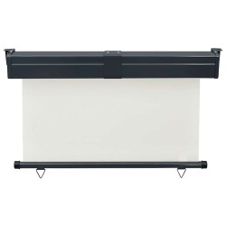 Auvent latéral de balcon 125x250 cm Crème 