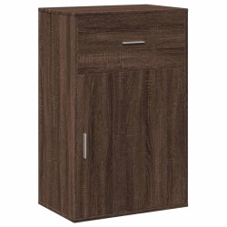 Armoire de rangement chêne marron 56,5x39x90 cm bois ingénierie 