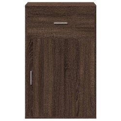 Armoire de rangement chêne marron 56,5x39x90 cm bois ingénierie 