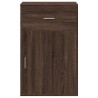 Armoire de rangement chêne marron 56,5x39x90 cm bois ingénierie 