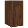 Armoire de bureau Chêne marron 40x49x75 cm Bois d'ingénierie 