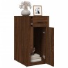 Armoire de bureau Chêne marron 40x49x75 cm Bois d'ingénierie 