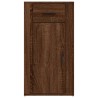 Armoire de bureau Chêne marron 40x49x75 cm Bois d'ingénierie 