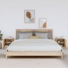 Tables de chevet 2 pcs 40x34x45 cm Bois de pin massif 