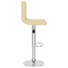 Tabouret de bar Crème Similicuir 