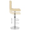 Tabouret de bar Crème Similicuir 
