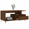 Table basse Chêne marron 90x49x45 cm Bois d'ingénierie 
