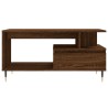 Table basse Chêne marron 90x49x45 cm Bois d'ingénierie 