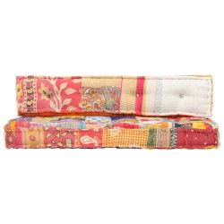 Coussin de canapé palette Multicolore Tissu Patchwork  