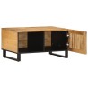 Table basse 80x51x40 cm bois de manguier massif brut 