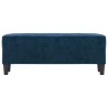 Banc Bleu 100x35x41 cm Velours 