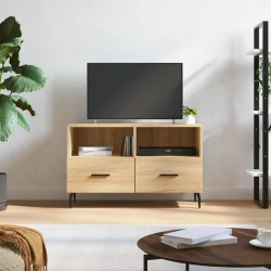 Meuble TV Chêne sonoma 80x36x50 cm Bois d'ingénierie 