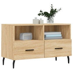 Meuble TV Chêne sonoma 80x36x50 cm Bois d'ingénierie 