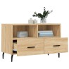 Meuble TV Chêne sonoma 80x36x50 cm Bois d'ingénierie 