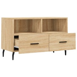 Meuble TV Chêne sonoma 80x36x50 cm Bois d'ingénierie 