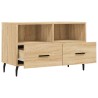 Meuble TV Chêne sonoma 80x36x50 cm Bois d'ingénierie 