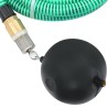 Tuyau d'aspiration avec raccords en laiton vert 1,1" 7 m PVC 