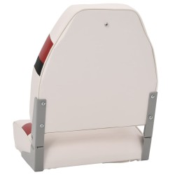 Siège pour bateau avec dossier haut pliable 44x38x55 cm 