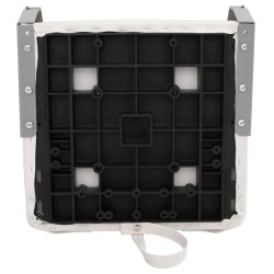 Siège pour bateau avec dossier haut pliable 44x38x55 cm 
