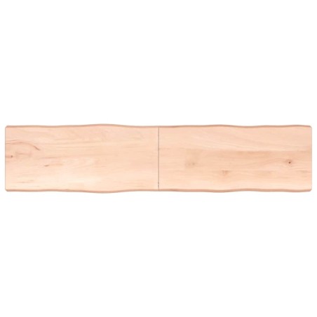 Dessus de table bois massif non traité bordure assortie 