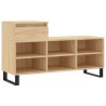 Armoire à chaussures Chêne sonoma 102x36x60cm Bois d'ingénierie 
