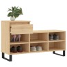 Armoire à chaussures Chêne sonoma 102x36x60cm Bois d'ingénierie 