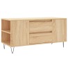 Table basse chêne sonoma 102x44,5x50 cm bois d'ingénierie 