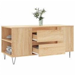 Table basse chêne sonoma 102x44,5x50 cm bois d'ingénierie 