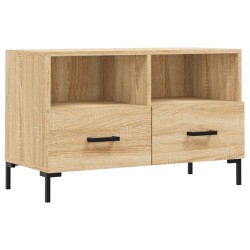 Meuble TV Chêne sonoma 80x36x50 cm Bois d'ingénierie 