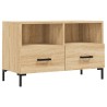Meuble TV Chêne sonoma 80x36x50 cm Bois d'ingénierie 