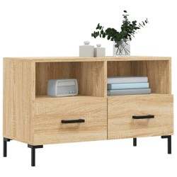 Meuble TV Chêne sonoma 80x36x50 cm Bois d'ingénierie 
