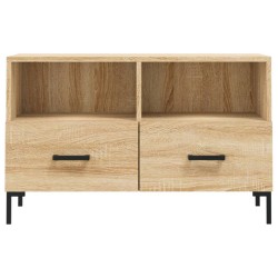 Meuble TV Chêne sonoma 80x36x50 cm Bois d'ingénierie 