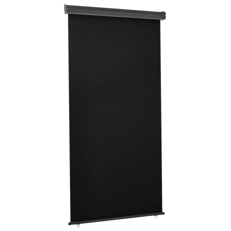 Auvent latéral de balcon 122x250 cm noir 