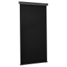 Auvent latéral de balcon 122x250 cm noir 