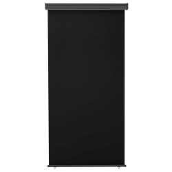 Auvent latéral de balcon 122x250 cm noir 