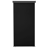 Auvent latéral de balcon 122x250 cm noir 