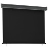 Auvent latéral de balcon 122x250 cm noir 
