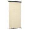 Auvent latéral de balcon 122x250 cm Crème 